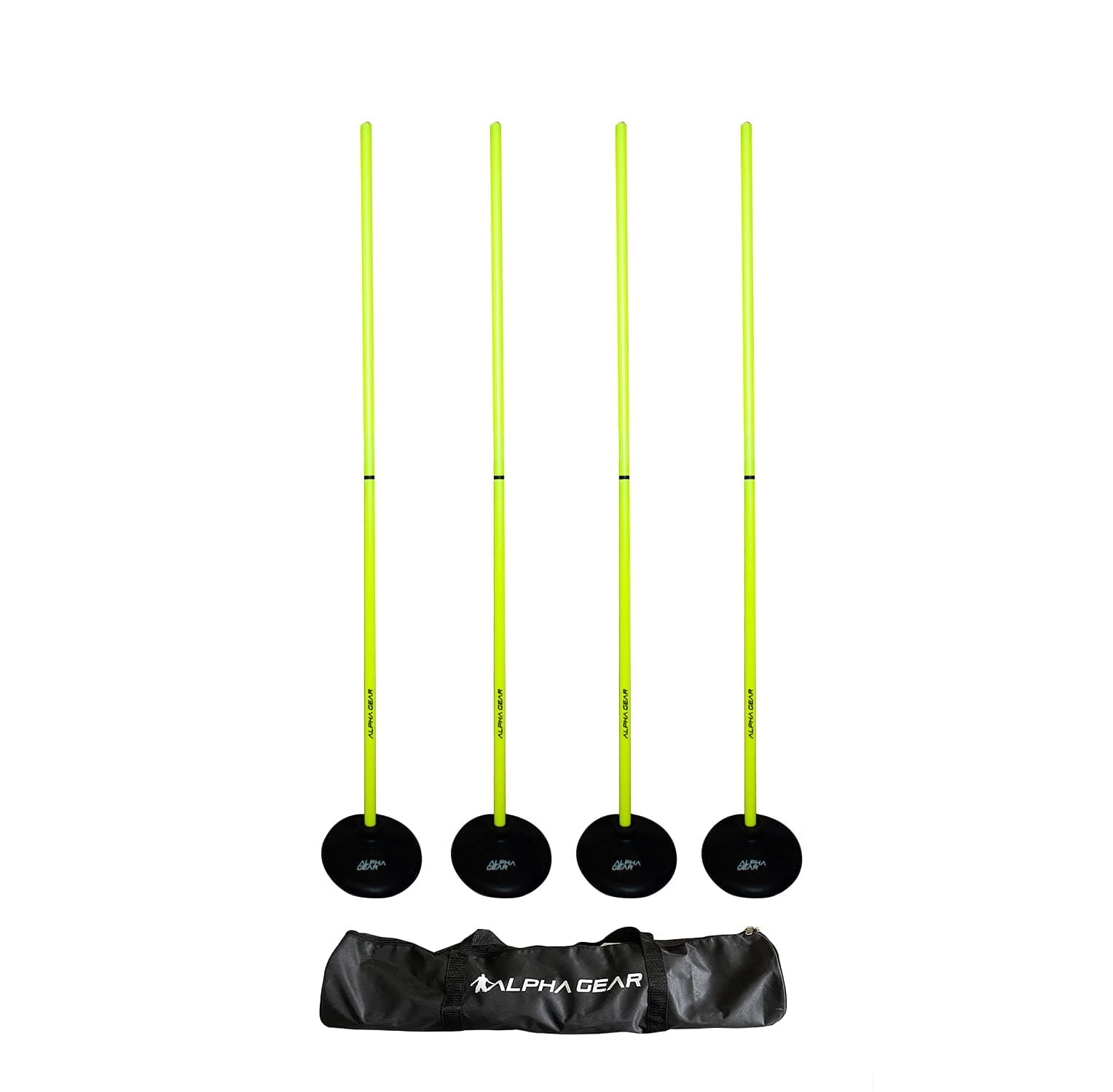 Speed and Agility Turf Training Poles (Yellow)