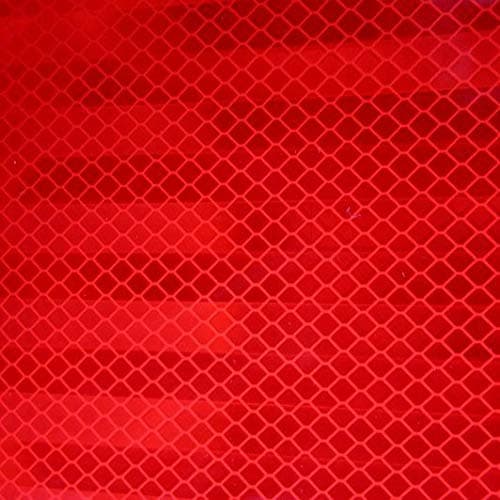 Safe Way Traction 2" x 12' Roll 3M Diamond Grade Conspicuity Solid Red Reflective Safety Tape 983-72