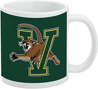 GRAPHICS & MORE University of Vermont Catamount Logo Ceramic Coffee Mug, Novelty Gift Mugs for Coffee, Tea and Hot Drinks, 11oz, White