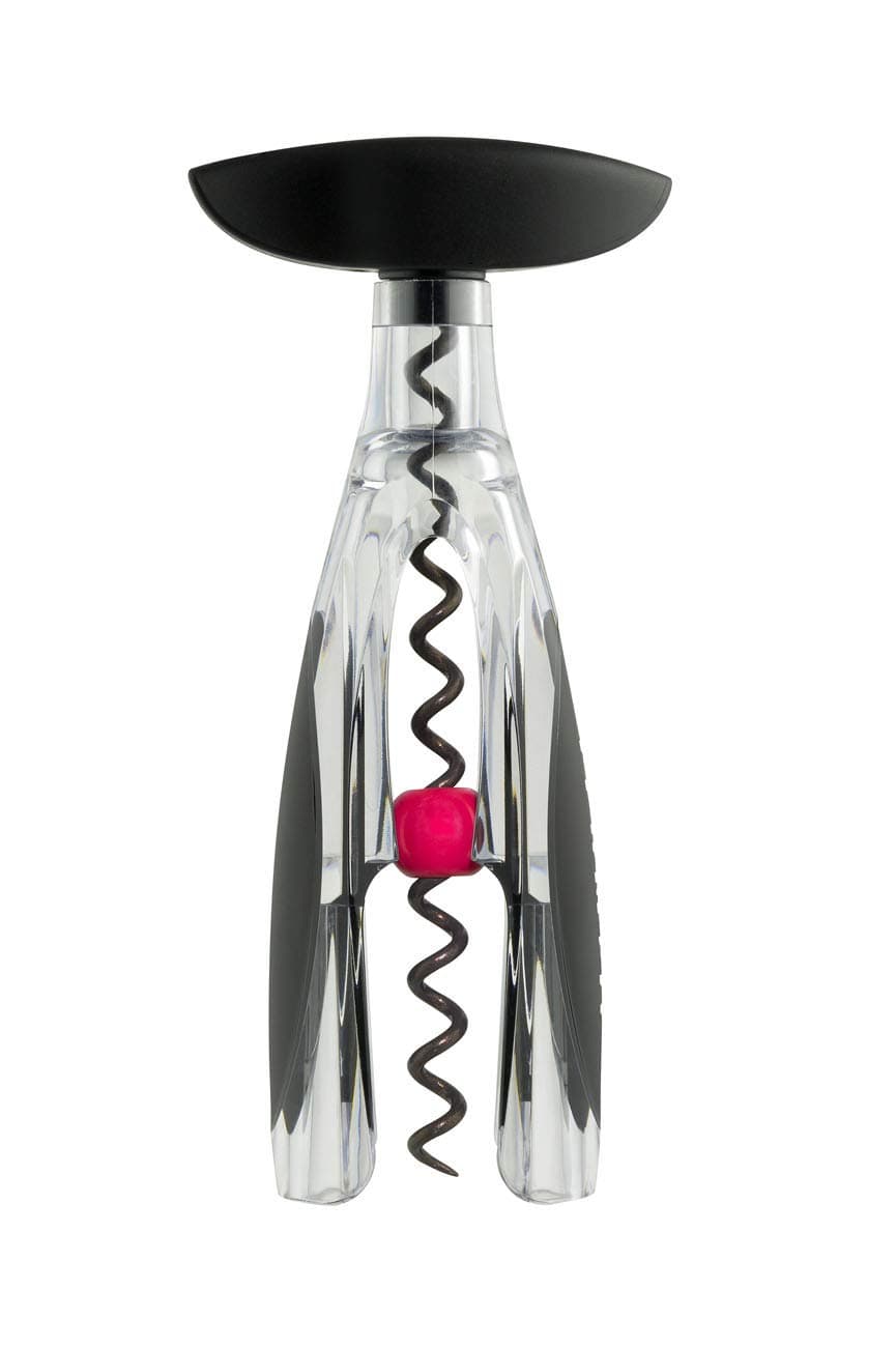Wine Accessories Table Model Corkscrew, Clear Plastic, 59065012607261