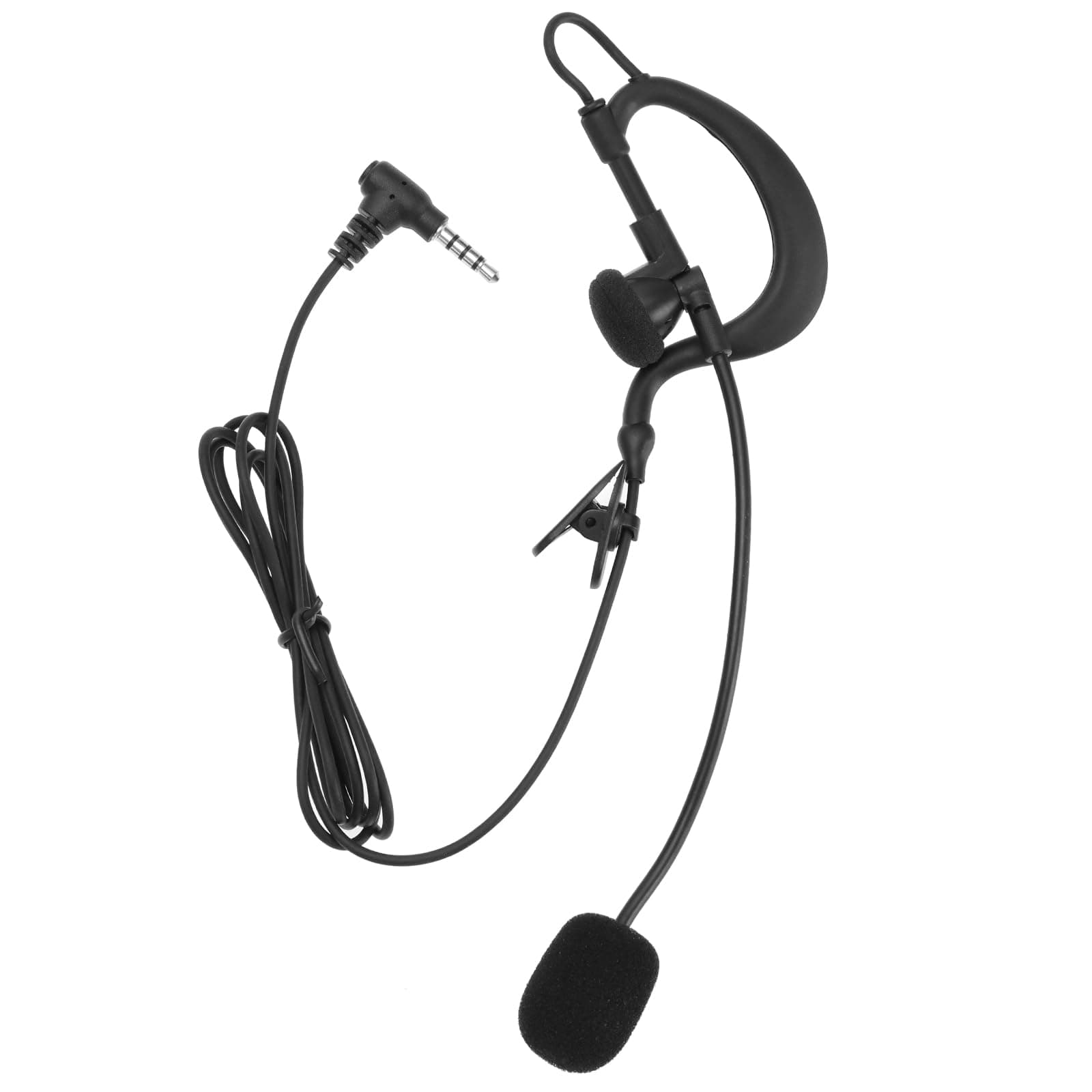 Referee Headset Headphones Compatible with Vnetphone V6 V4 Compatible with EJEAS V6/V4/FBIM/Q7 Full Duplex Two Way Ear Hook Earphones Headset
