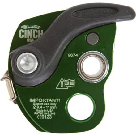 Trango Cinch Belay Device Green, One Size