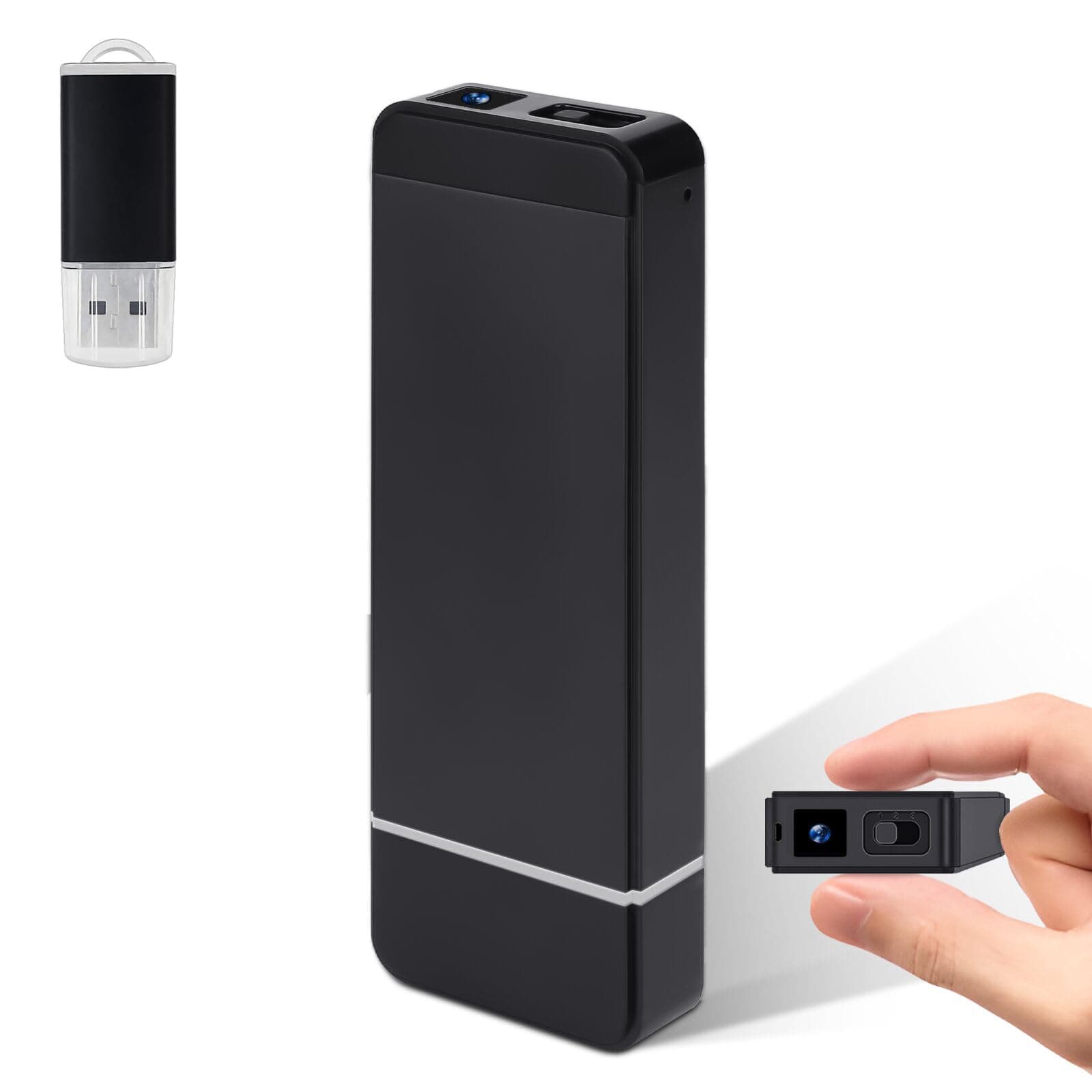 CENGFERDER 1080P Mini Video Camera,Portable Loop Nanny Recorder Camera with Motion Detection for Home Security(Does not Include Memory Card)