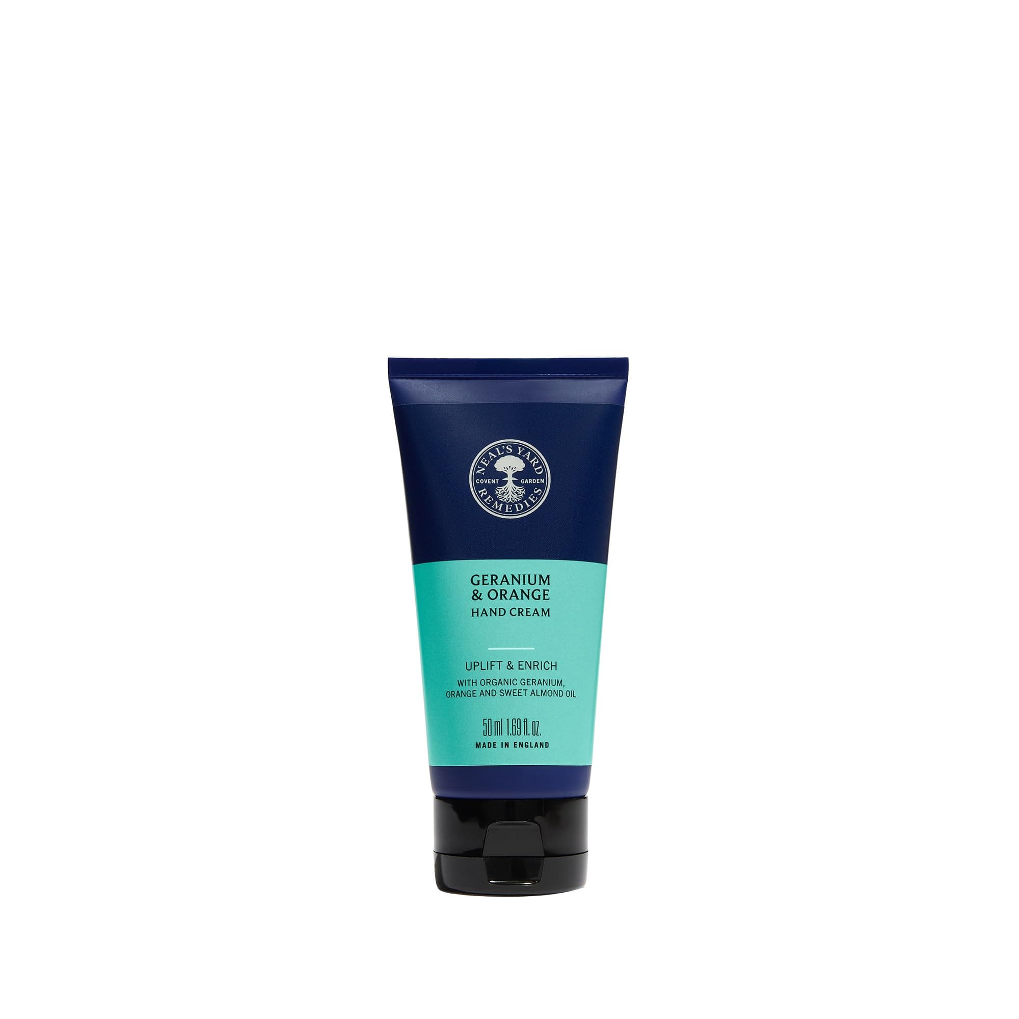Geranium and Orange Hand Cream, Deeply Nourishing, Keep Hands Soft, Vegan & Cruelty-Free, 50ml