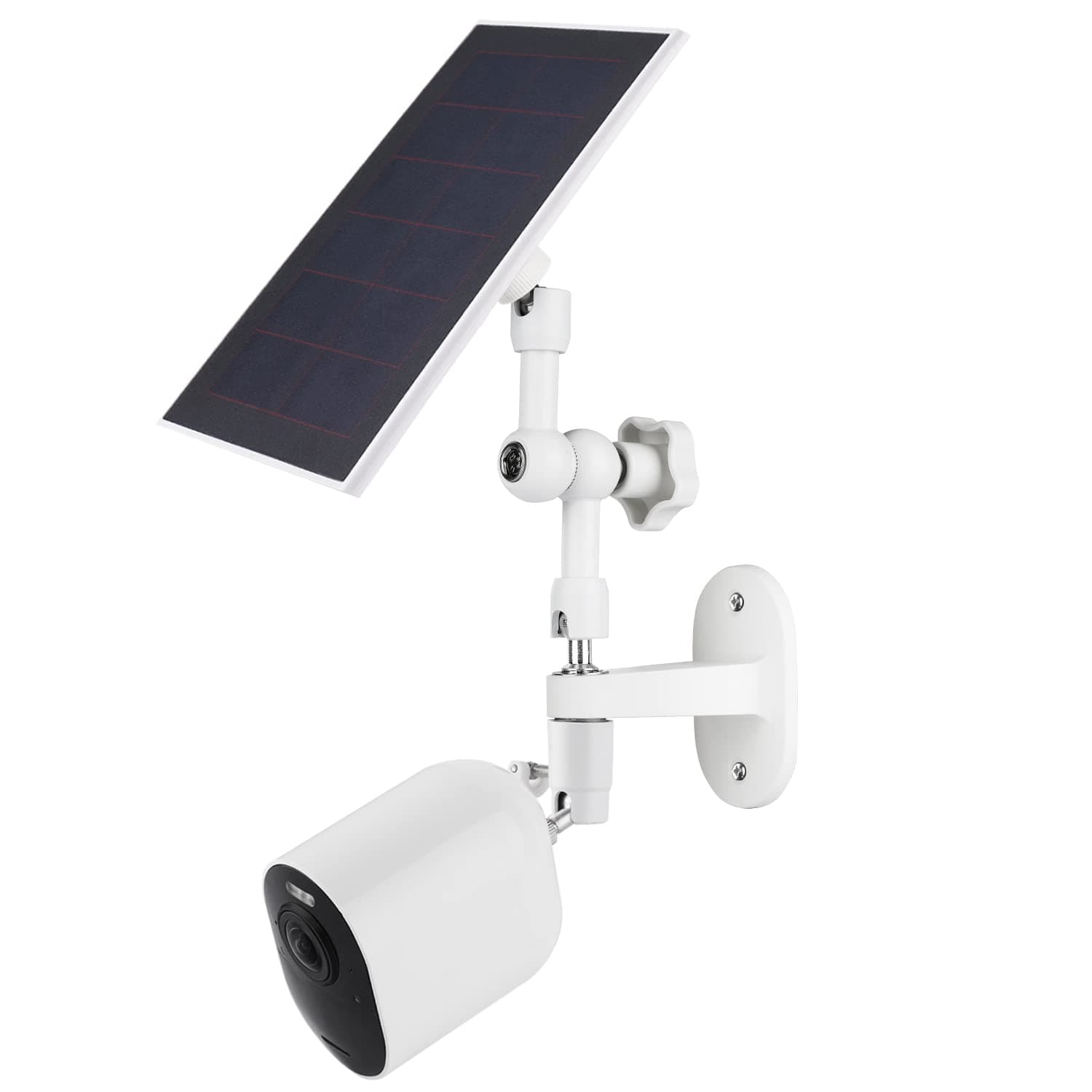 ALERTCAM2-in-1 Wall Mount for Arlo Solar Panel and Arlo Pro/Arlo Pro 2/Arlo Pro 3/Arlo Pro 4/Arlo Ulra Security Camera, Adjustable Angle to Get Maximum Sunlight for Your Arlo Solar Panel