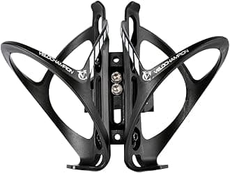 VeloChampion Universal Bike Water Bottle Holder | Behind Seat Triathlon & Road Cycling Hydration Mount | Holds 1 or 2 Bottles up to 750ml & CO2 Cartridge | Fits Saddle Rails 50-80mm (Premium)