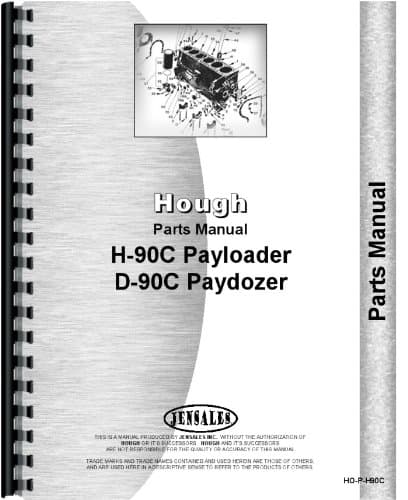 Hough D-90C Payloader Parts Manual