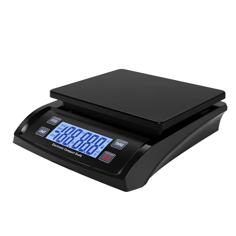 S23 Mail Postage Scale with Hold and Tare Function, Gram/Ounce/Pound Measurement, Reliable and Convenient Postal Scale for Shipping Packages & Household, Mailing and Small Business