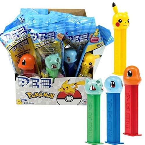 EPROSMIN PEZ Candy Pokémon Dispenser, 12 Count Display Pack