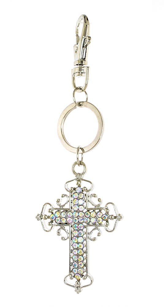 Silver Tone Variety Design"Key Chain" with Rhinestone