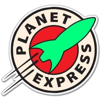 Sticker "Futurama Planet Express ''