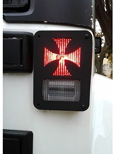 Jeep Wrangler JK Model IRON CROSS Tail Light Guards
