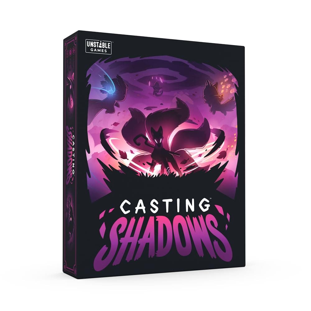 Unstable Games Casting Shadows Board Game - Turn-Based Fantasy Strategy Game for 2-4 Players, Ages 12 and Up - 30-60 Minute Gameplay from the Creators of Unstable Unicorns and Here to Slay