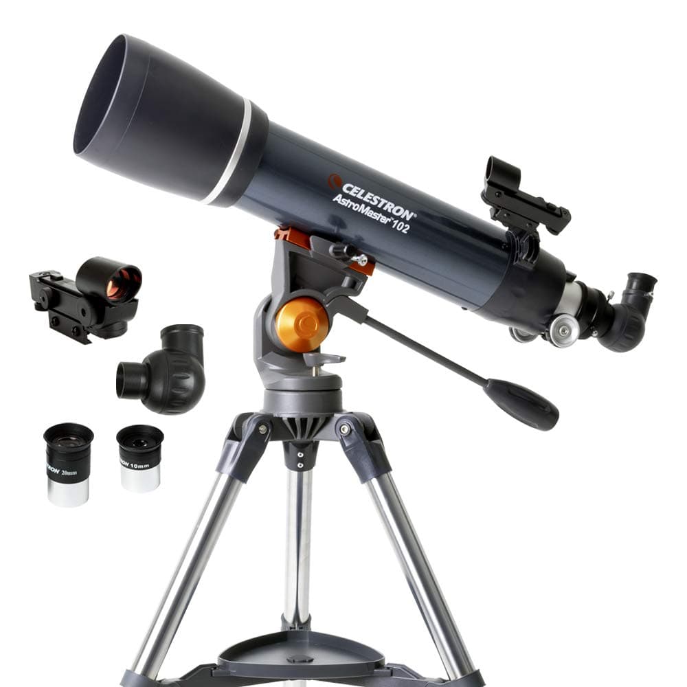 22065 AstroMaster 102AZ Refractor Telescope, Dark Blue