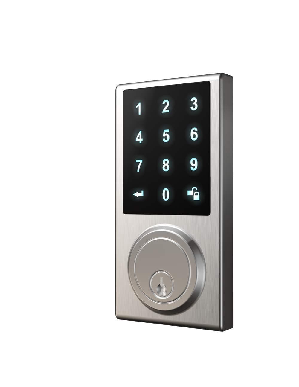 DelaneyHardware 301776 Z-Wave Smart TOUCHPAD, Chrome Deadbolt Lock,
