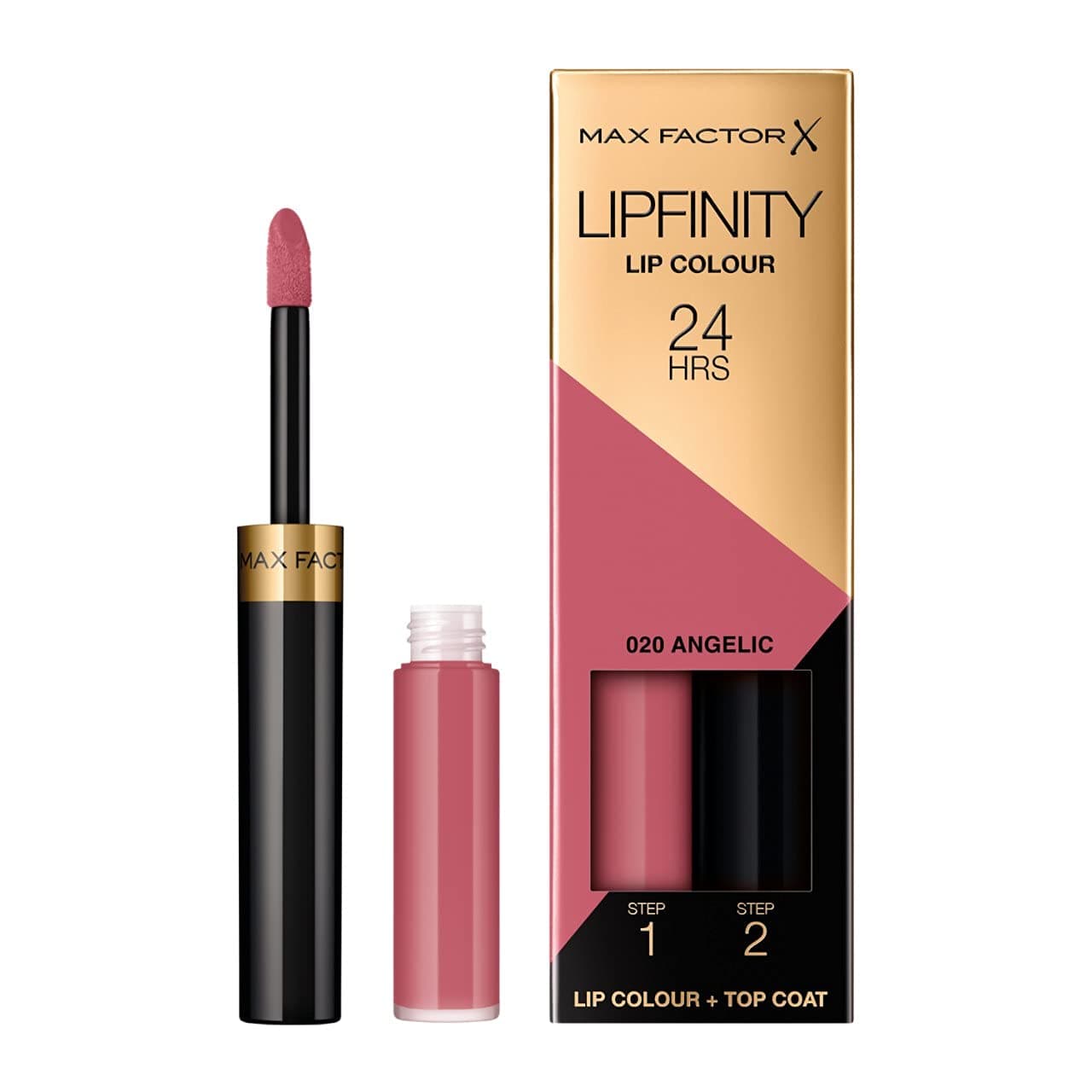 Lipfinity 2-step Long Lasting Lipstick - 020 Angelic, 2.3 ml + 1.9 g