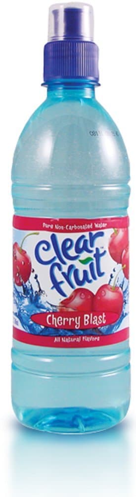 Clear Fruit Cherry Blast Water Sport Bottle, 16.9 oz (24 Pack)
