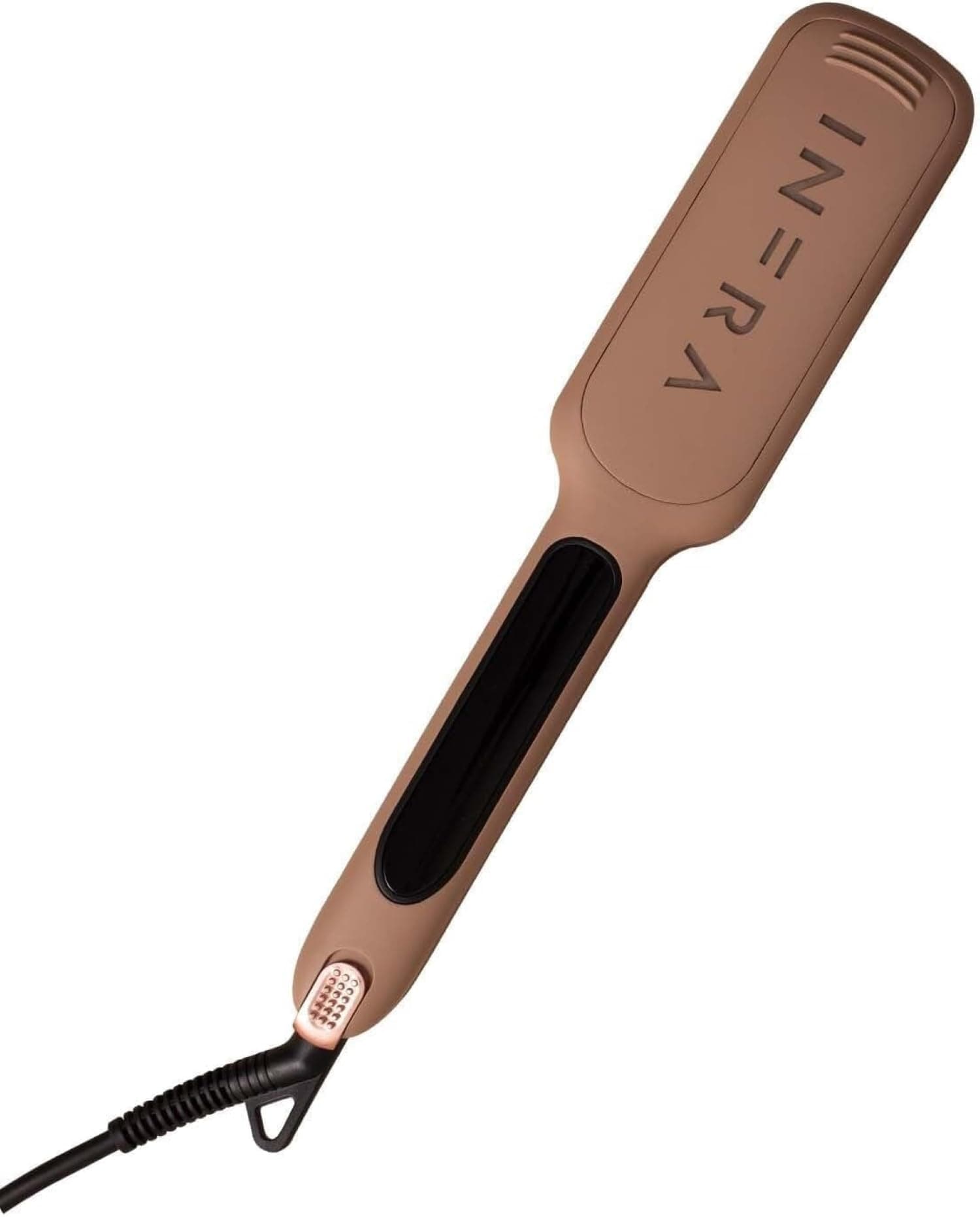 INFRA Ionic Ceramic Plates Flat Iron - 2 inch Infrared Quick Heat Up Hair Straightener - Best for All Hair Types - Professional 2 in 1 Straightener for Straight, Wavy, and Curly Hairs - Velvet