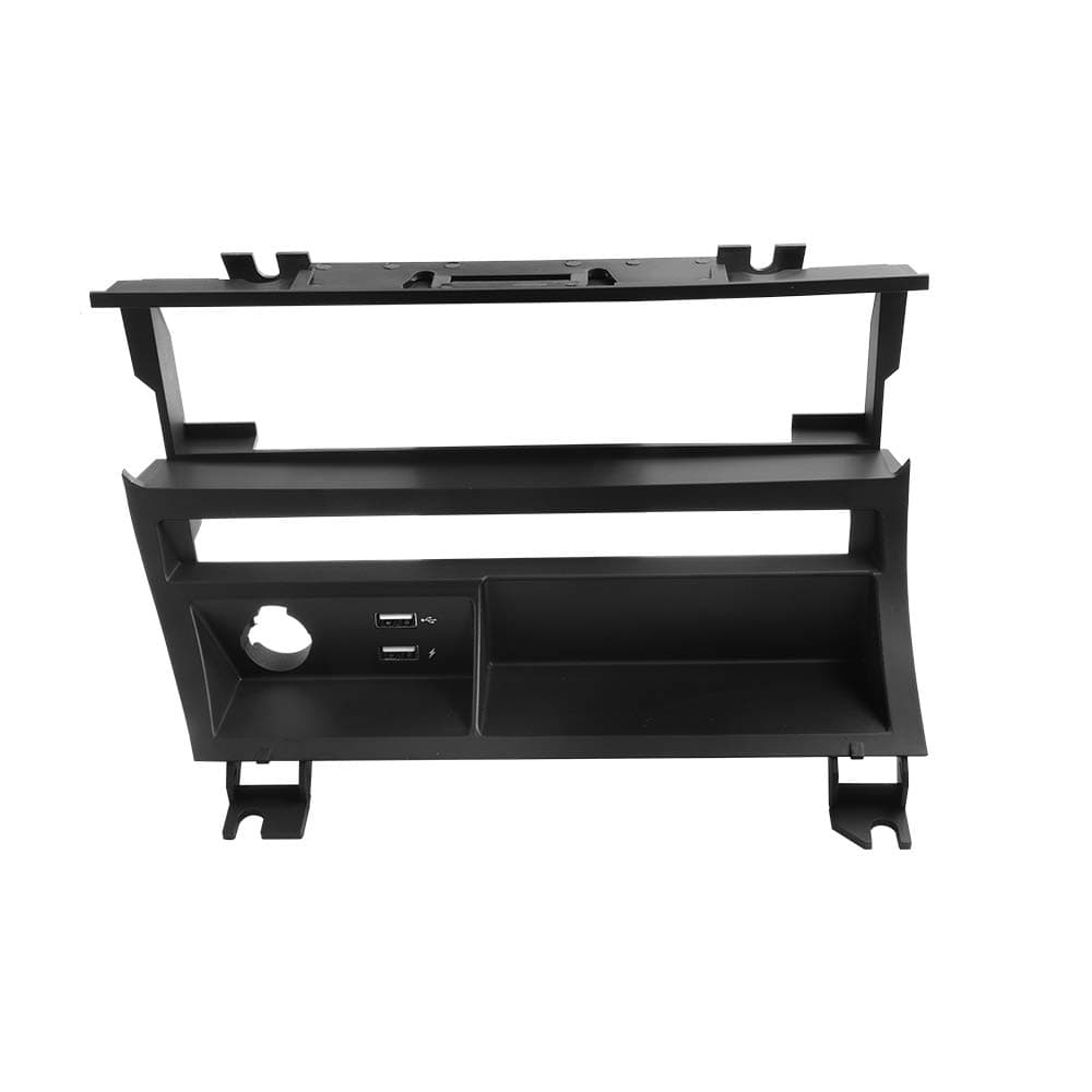 E46 Double DIN Stereo Dash Kit HVAC Relocation Bracket Single Row Style for BMW 1998-2006 3-Series