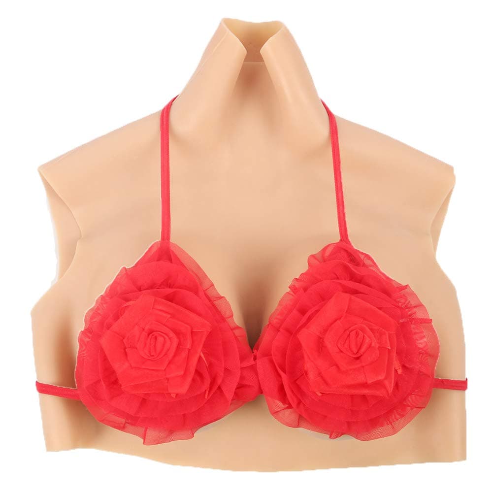 CeossdressingMen Breastplate B Cup Crossdressing Silicone, Inory, Size Medium