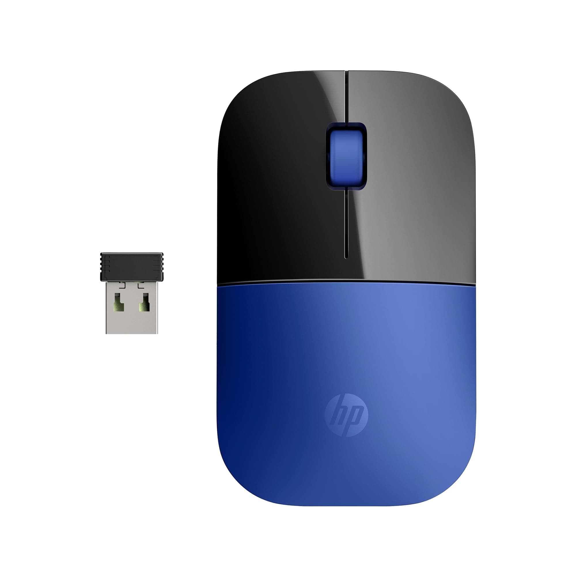 HP Z3700 Wireless Mouse | Blue | Slim | Multi-OS & Device Compatibility | 2.4 GHZ Connectivity | Multi-Surface Technology | Blue LED 1200 dpi Optical Sensor | Up to 16 Months Battery Life