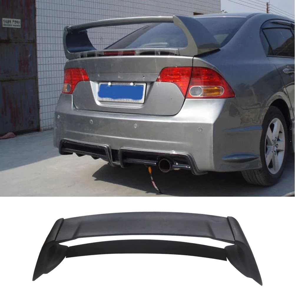 YOUNGERCAR Pre-painted Trunk Spoiler for 2006-2011 Honda 8TH GEN Civic Sedan 4 Door Rear Trunk Wing Spoiler-ABS Plastic (Unpainted)
