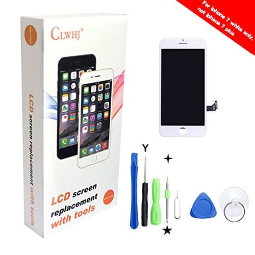 Repair and Replacement LCD screen Display & Touch Screen Digitizer Assembly for iPhone 7 replacement (white)