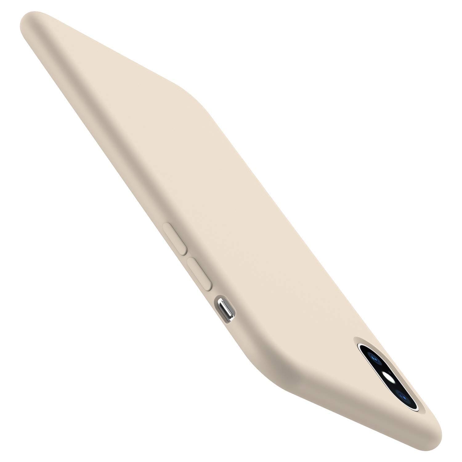 iPhone X XS XR Case,AnsTOP Silicone Case complatible with iPhone X/Xs, Liquid Silicone iPhone Case Soft Gel Rubber Ultra Slim Fit Shockproof Case Cover with Soft Microfiber Lining for iPhone X/XS