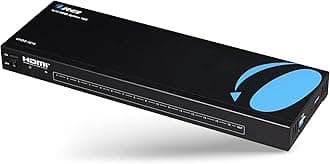 OREI 1 in 16 4K Out HDMI Splitter 4:4:4 8-bit - HDMI 2.0, HDCP 2.2, 18 Gbps, 4K @ 60Hz HDMI Duplicator/Distributor UltaHD High Resolution (UHDS-1016) (1x16)