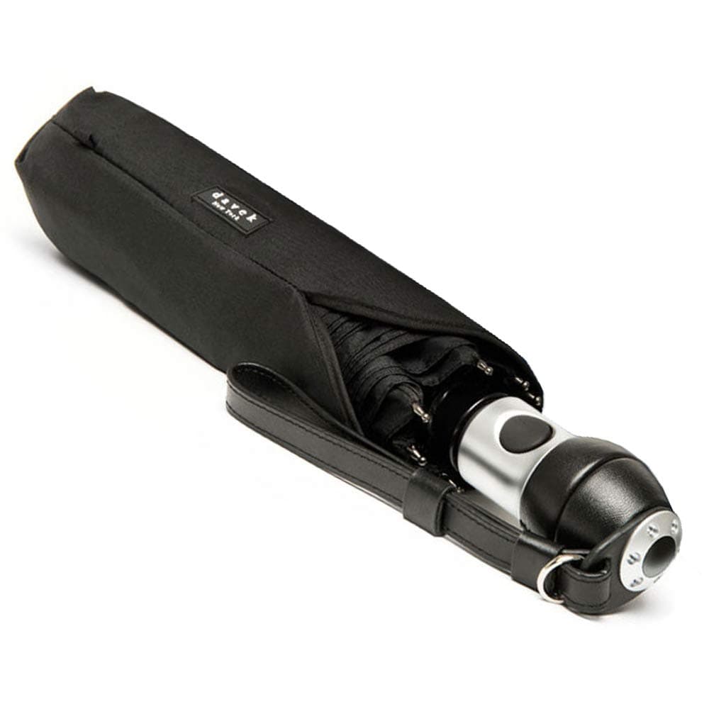 DUET UMBRELLA - Extra-Large Windproof Umbrella with Automatic Open & Close (Black)