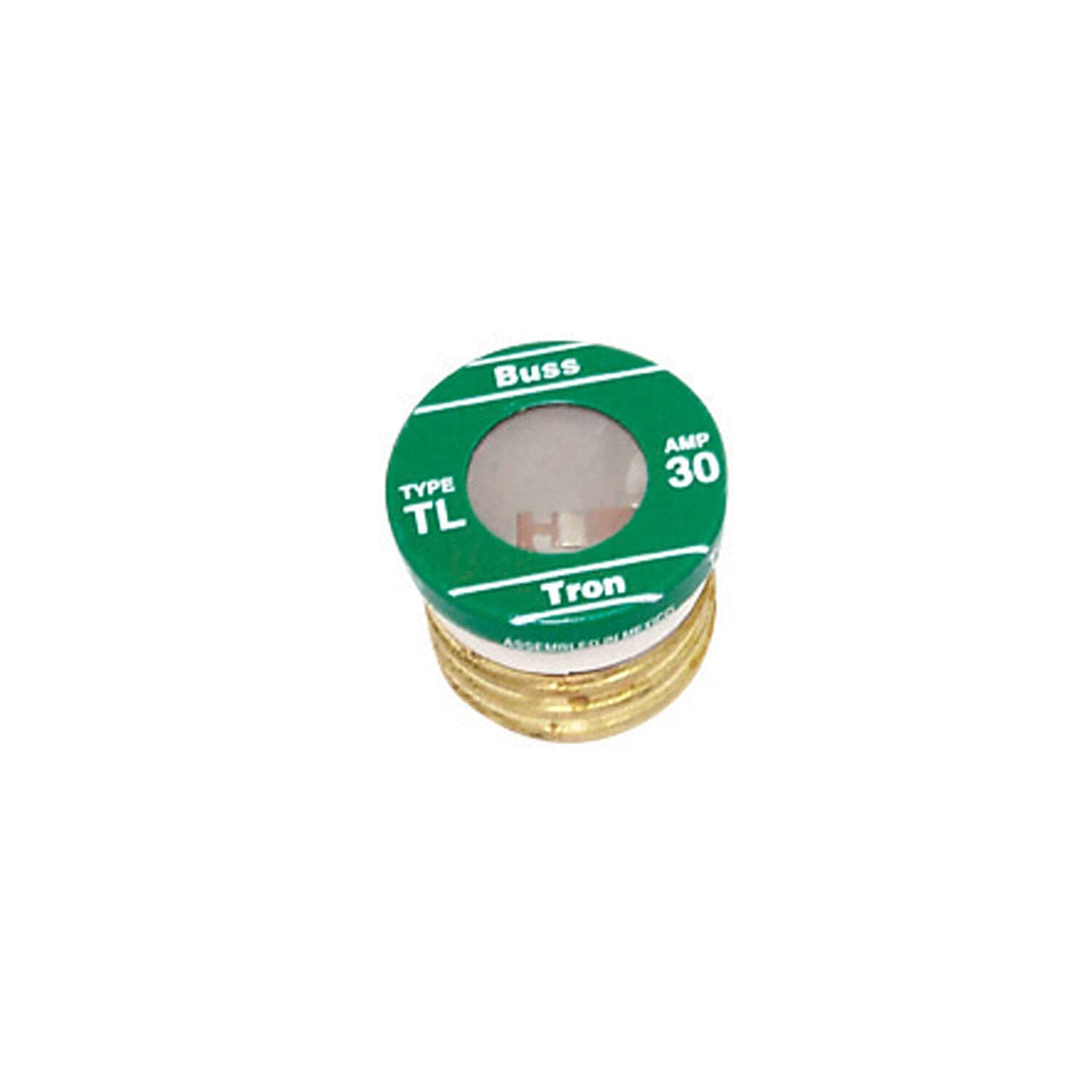 Bussmann TL-30PK4 30 Amp Time Delay, Loaded Link Edison Base Plug Fuse, 125V UL Listed, 4-Pack