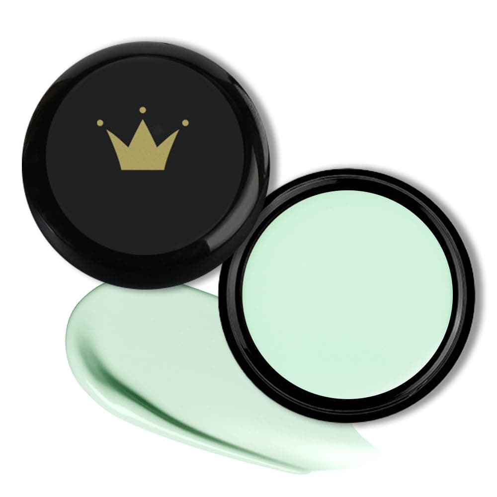 Kaely Pot Concealer Full Coverage, Under Eye Brightener Color Correcting Concealer for Dark Circles, Waterproof Foundation Face Makeup, Eye Ring Corrector de ojeras, 08 Green