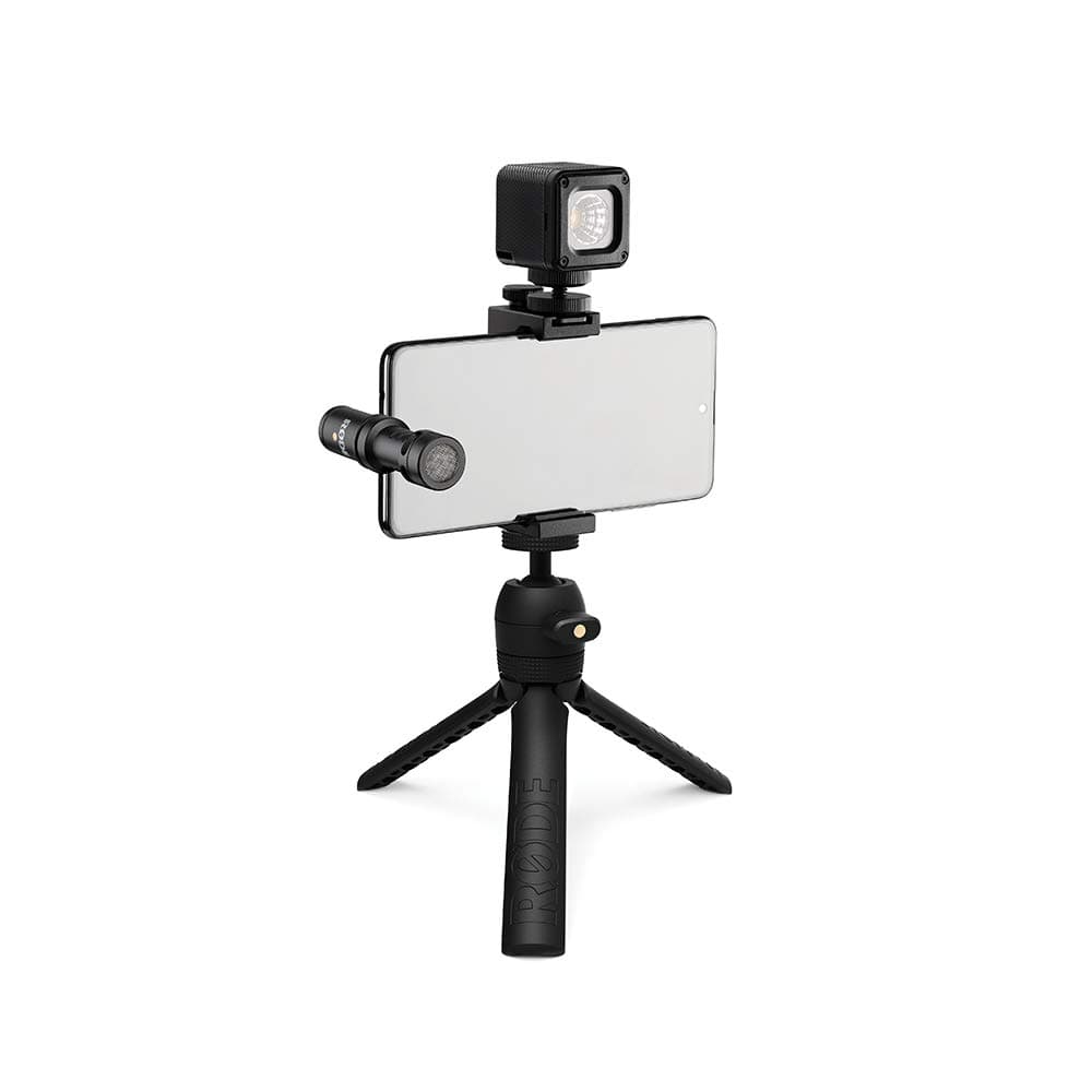 RØDE Vlogger Kit Complete Mobile Filmmaking with High-quality Microphone, Tripod, LED Light and Accessories for Content Creation (USB-C Edition for Smartphones with USB-C Connector)
