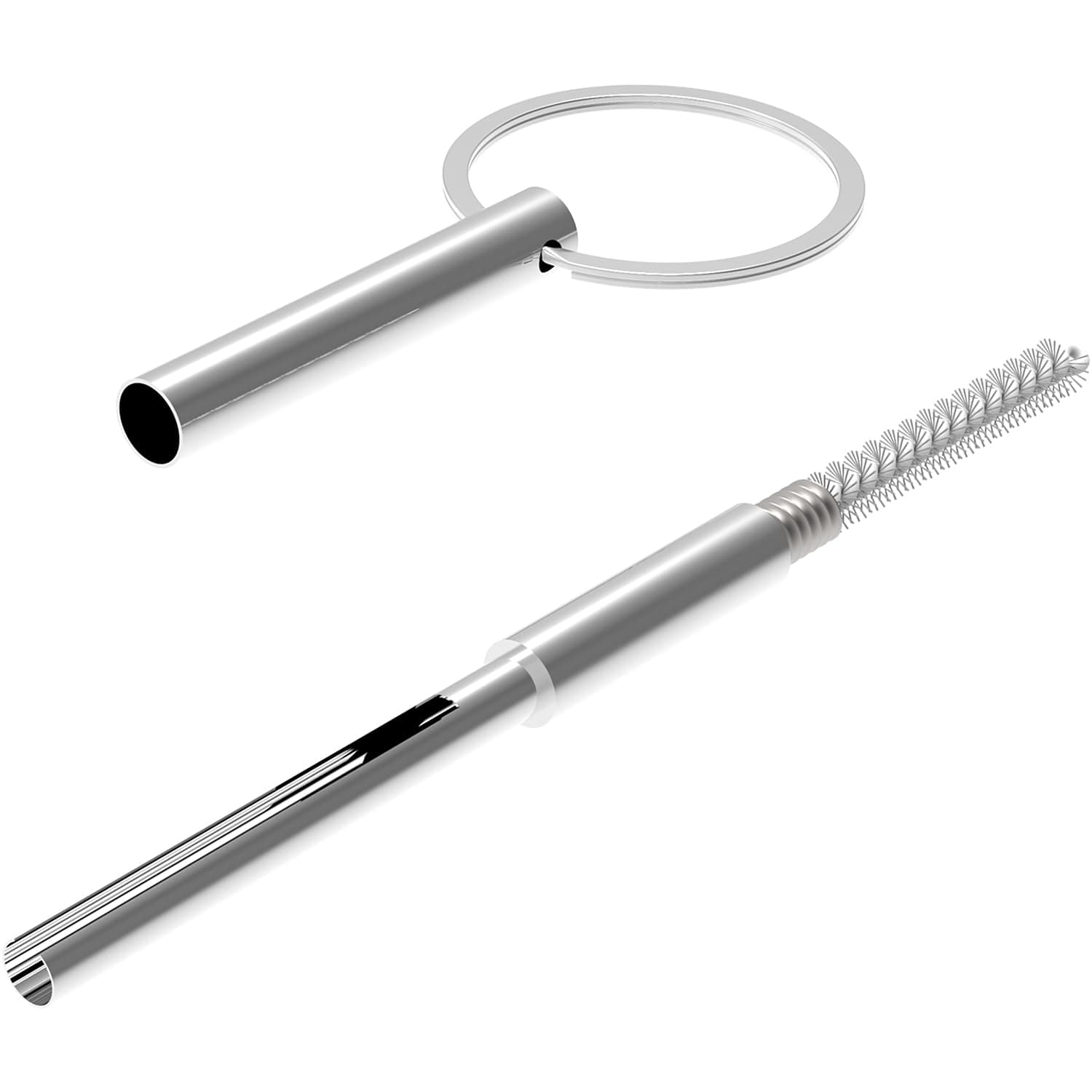 Headphone Plug Extraction Tool with Key Ring and Cleaning Brush - Remove Broken Headphone Plug from Headphone Jack of Mobile Devices