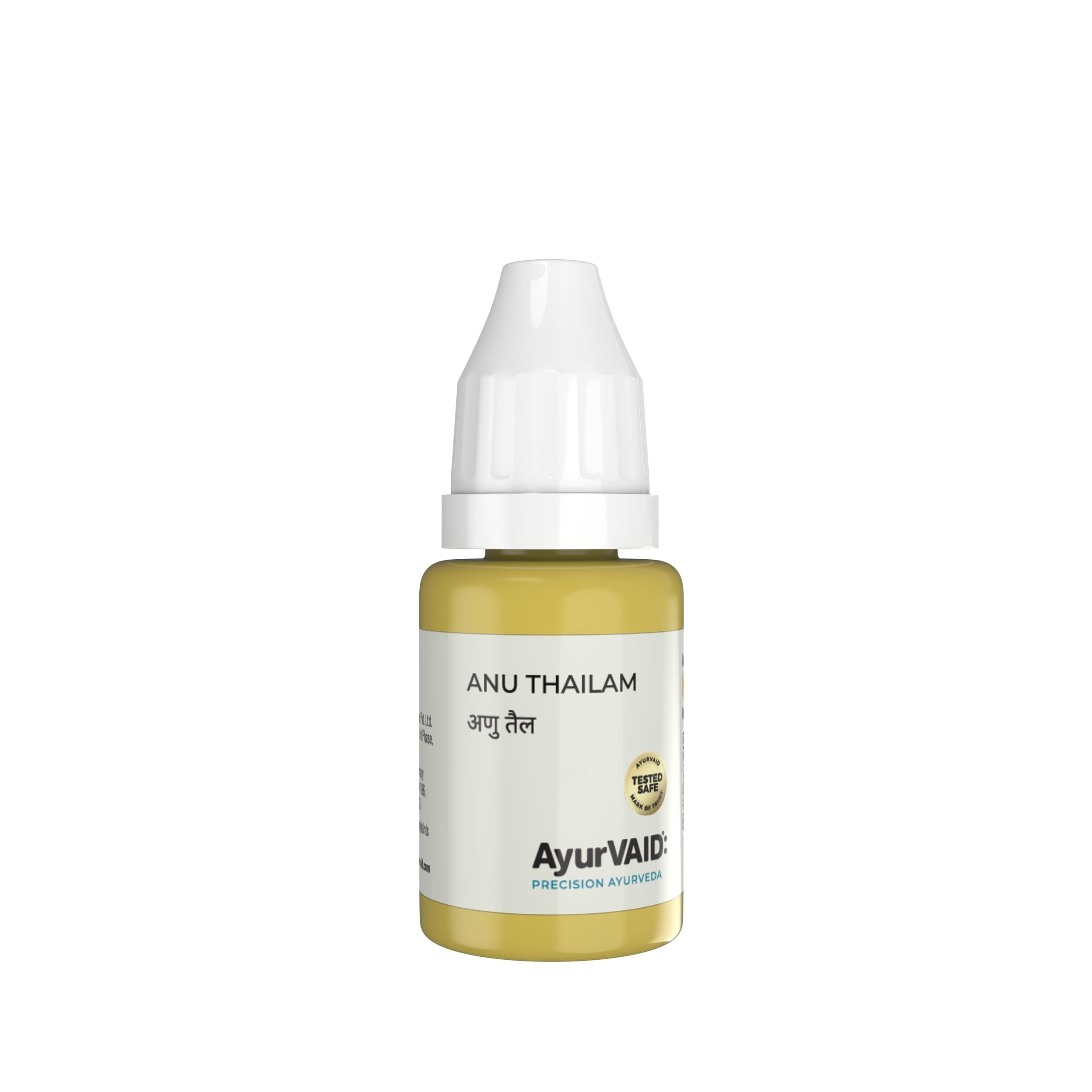 - Anu Thailam 10 ml | First & Only TESTED SAFE for Heavy Metals | Nasal Oil for Sinus Relief, Head & Neck Wellness, and Mental Clarity | With Bael, Cinnamon, Cardamom & Sesame Oil