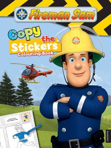 Fireman Sam Copy the Sticker Colouring Book