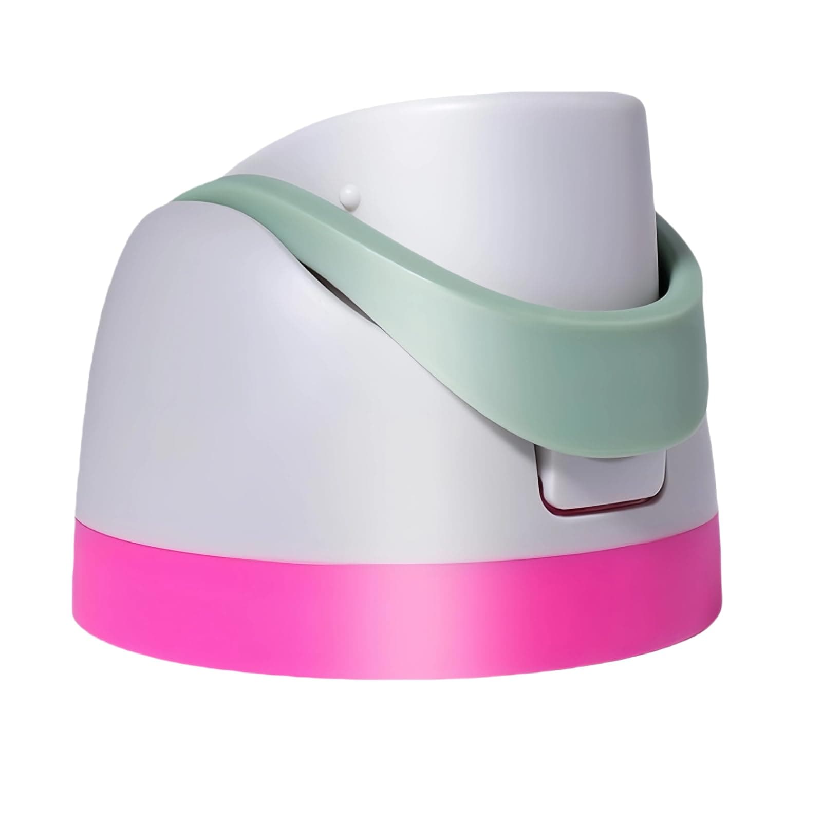 Lid Replacement for Owala Freesip, Compatible with Owala 24oz 32oz 40oz 16oz, One Button Water Bottle Top Replacement Accessory, Leakproof, BPA-Free (Bright Pink + Green)