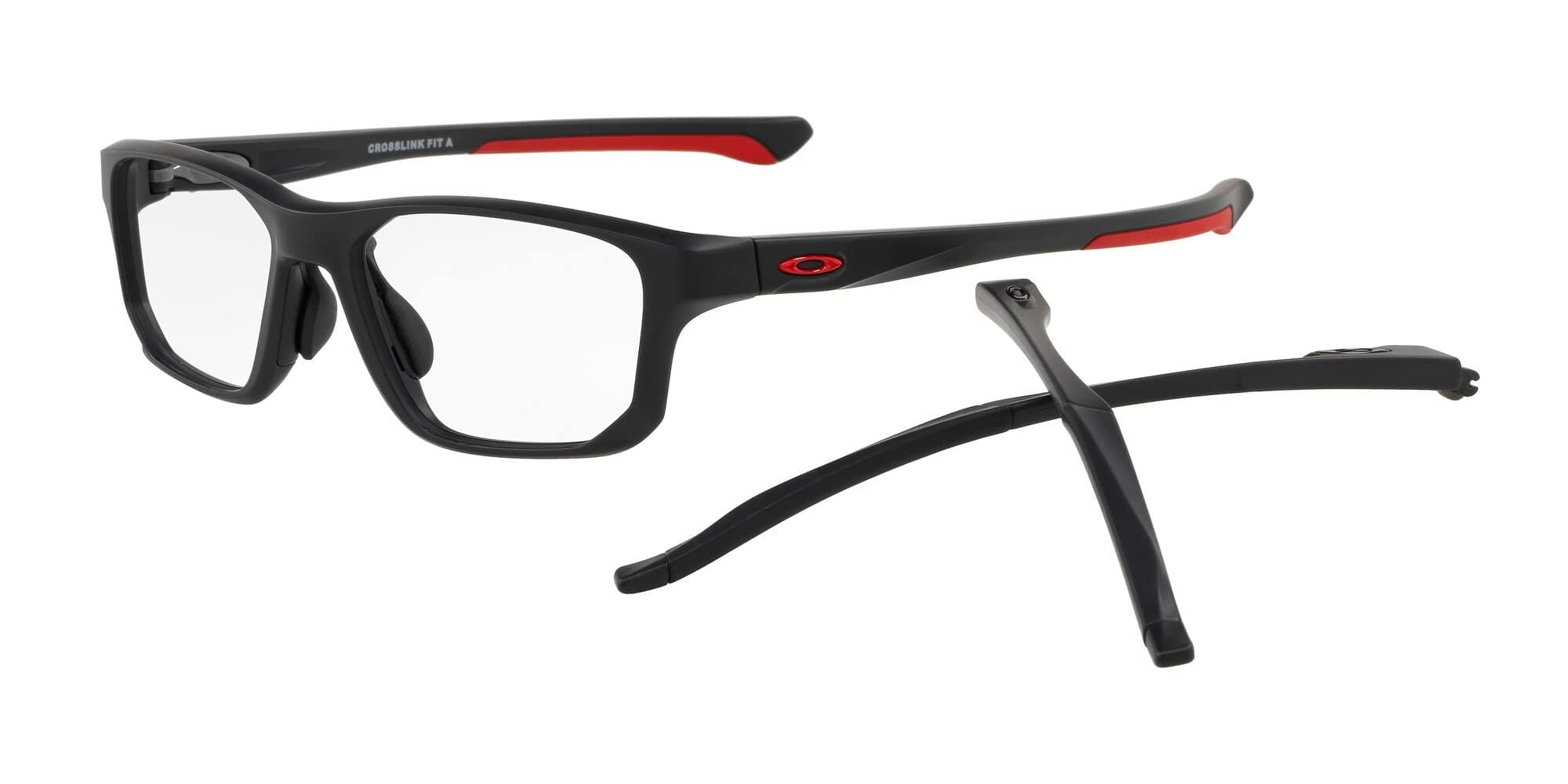 Oakley Men's Ox8142 Crosslink Asian Fit Rectangular Prescription Eyewear Frames