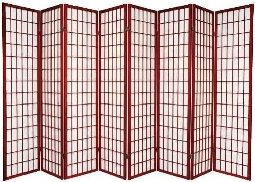 Japanese Style Room Screen 8 Panel Cherry