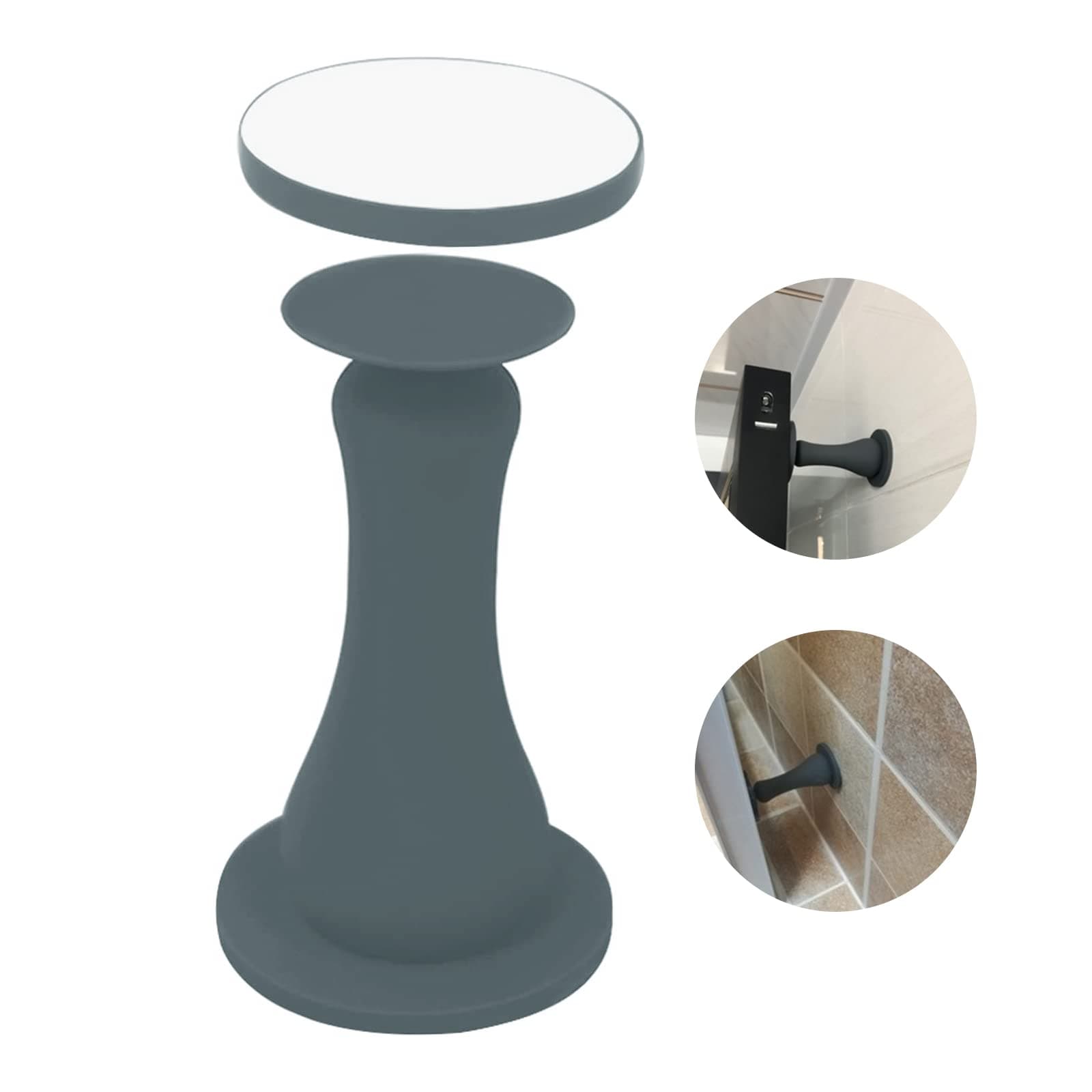 Silicone Magnetic Door Stop (Gray)