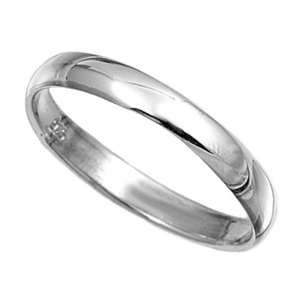 Solid 925 Sterling Silver Ring 4mm Band In 20 Different Sizes G-Z