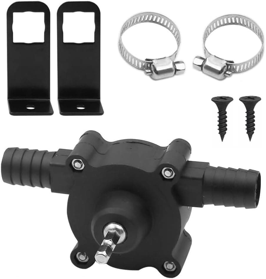 Mini Electric Drill Pump, Heavy Duty Portable Hand Drill Powered Water Pumps Self-Priming Fluid Transfer Centrifugal Pumps for DIY, Gardening and Emergency Use