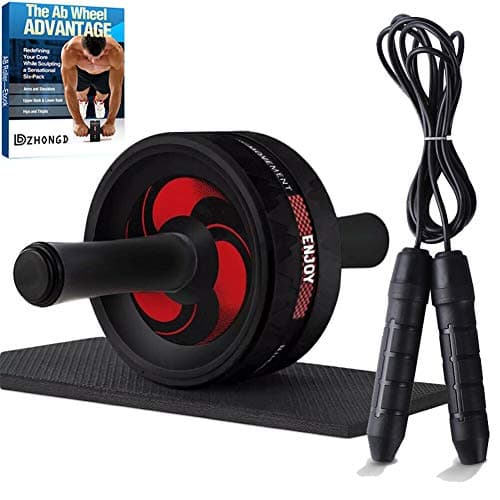 DZHONGD Ab Roller, Home Abdominal Exercise Equipment Wider Ab Roller Wheel for Core Workout