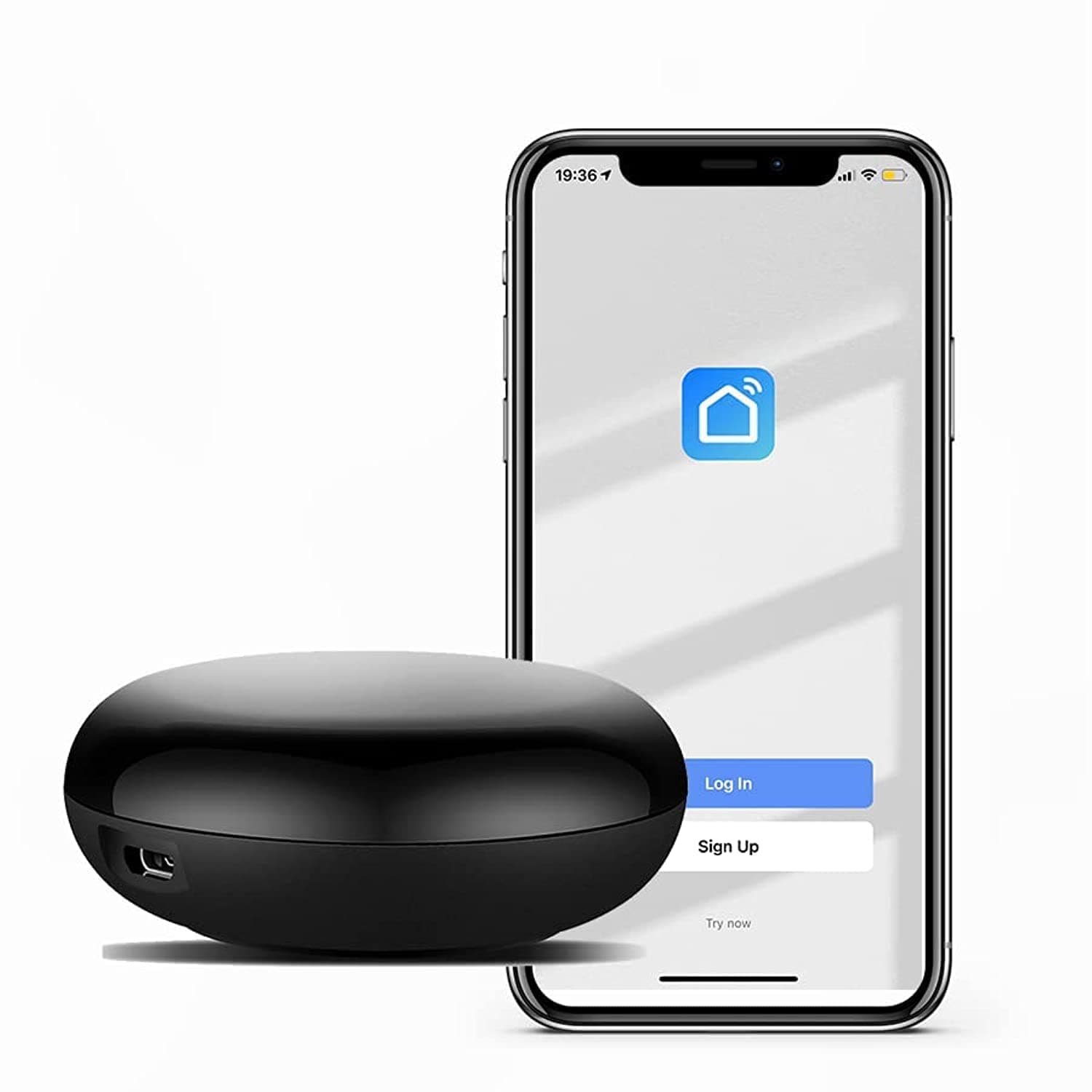 UanTii Wifi IR Remote Controller Tuya Smart Infrared Universal Remote Controller for Air Condition Fan TV Amazon App Recomtrol Control Alexa Google Home Siri Voice Control