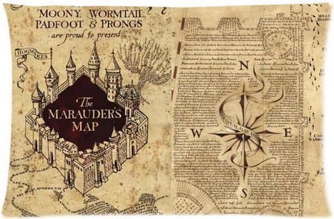 Coolest HARRY POTTER Pillowcase Standard Size Design Cotton 50% & Polyester 50% Pillow Case 16"X24" (Two sides)