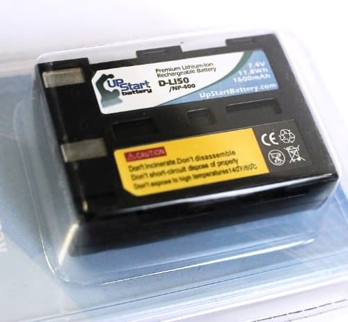 Replacement for DiMAGE A2 Battery - Compatible with Konica Minolta NP-400 Digital Camera Battery (1600mAh 7.4V Lithium-Ion)