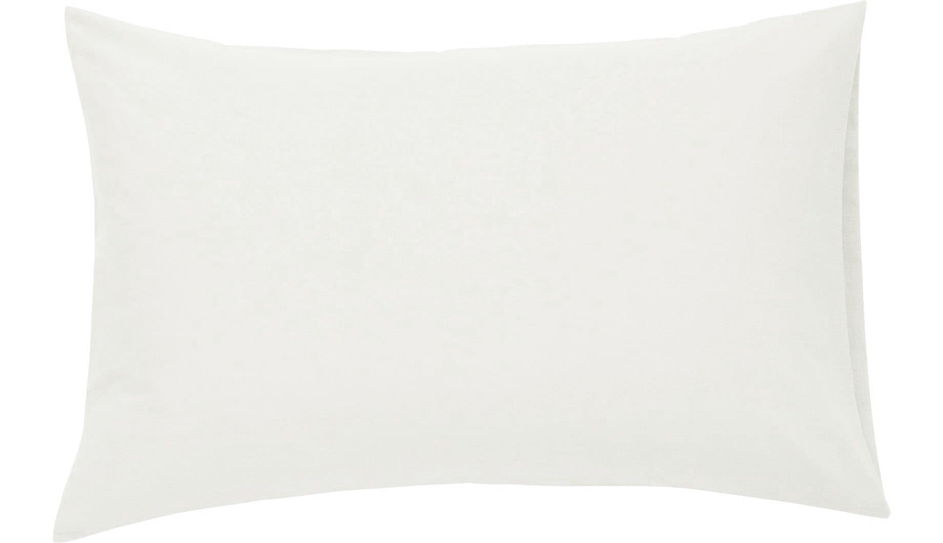 NIYS Luxury Bedding Percale Polycotton Pillowcases - Lightweight, Soft Set of 2 (50 x 75cm) (Pillow Pair, White)