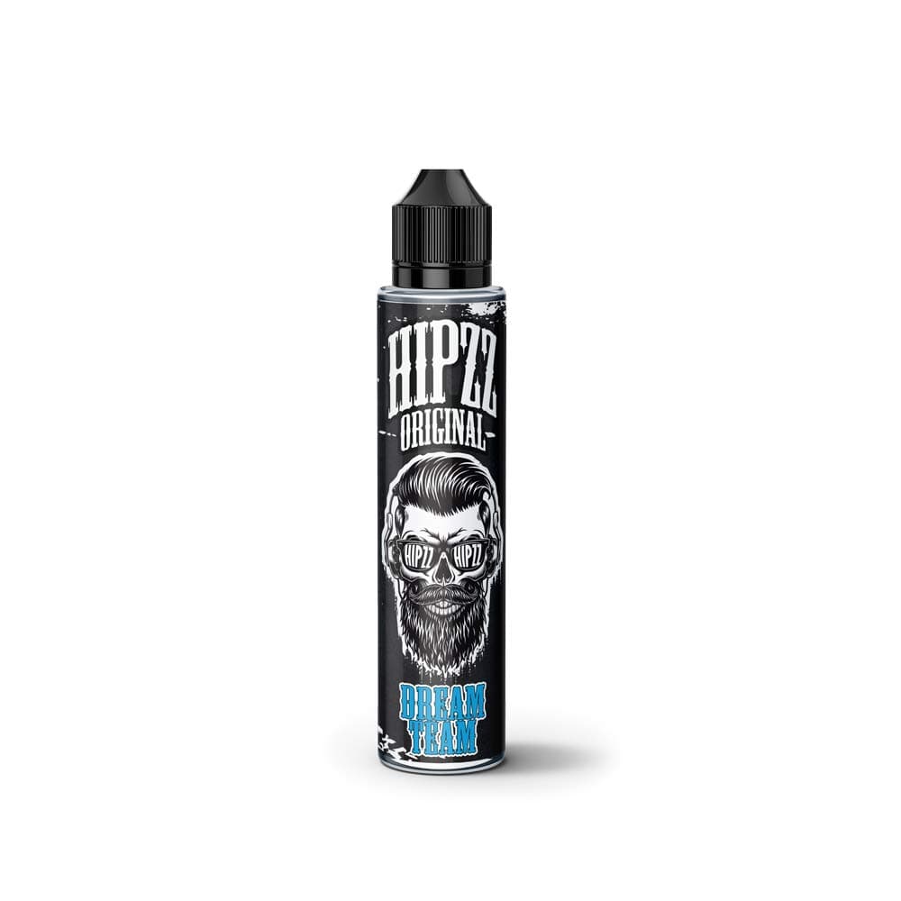 Hipzz Original Premium E Liquid 100ml 0mg 70/30 VGPG Vape Juice Exotic Flavours - Shake and Vape Premix - Dream Team (Strawberry, Rasbery, Lemon, Icemint)