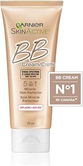 Garnier SkinActive BB Cream Anti-Aging Face Moisturizer, Light/Medium, 2.5 Ounce