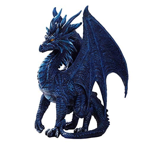 Blue Nightfall Dragon Statue by Ruth Thomson Dragons Lair